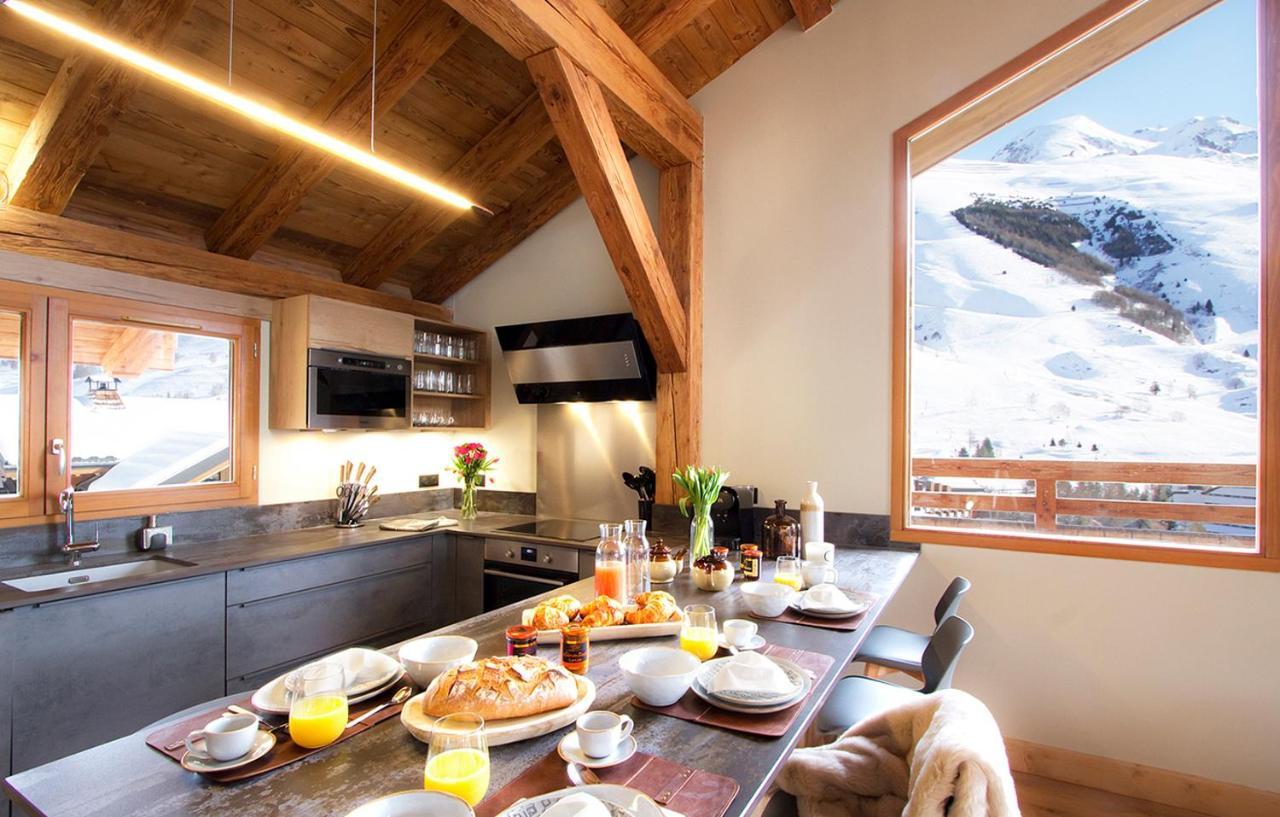 Odalys Chalet Chambertin Lodge Les Deux Alpes Buitenkant foto